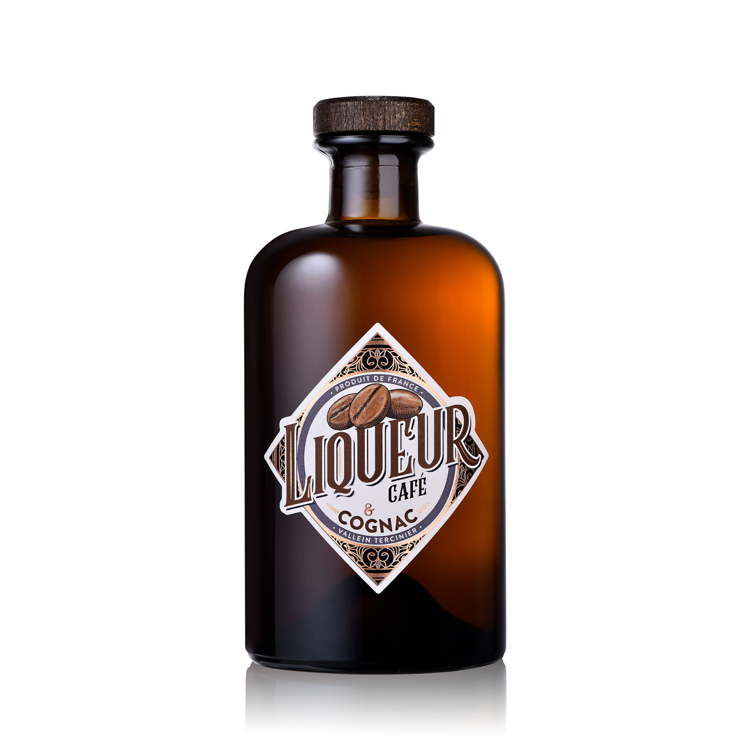 Bouteille Liqueur Café au Cognac – Vallein-Tercinier – Caves Charlemagne 50cl