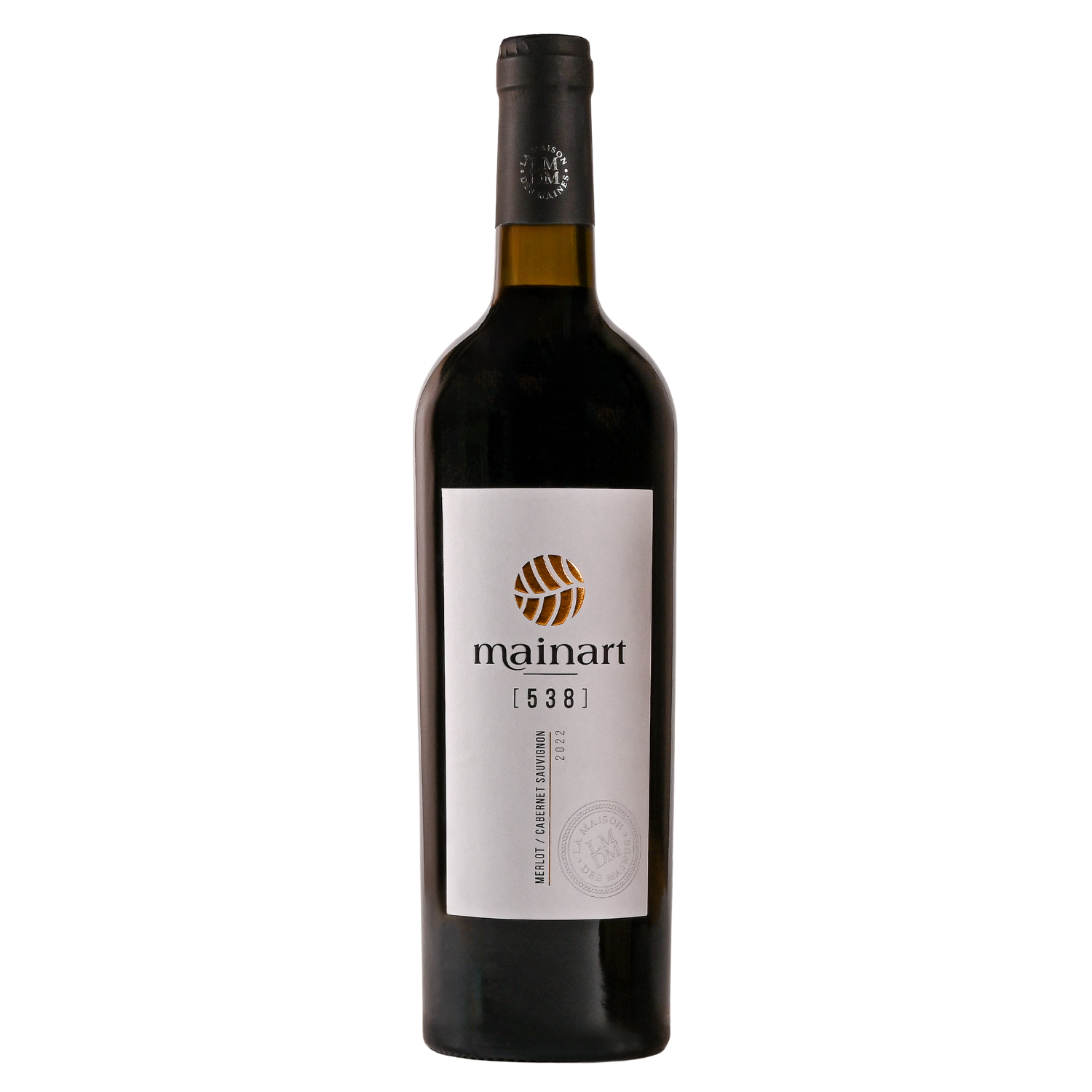 Bouteille Mainart 538 Merlot / Cabernet-Sauvignon – Vin rouge Charentais – Caves Charlemagne 75cl