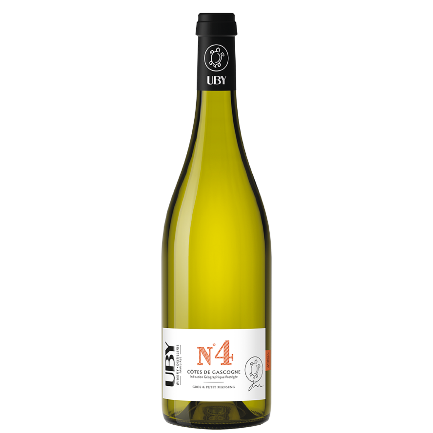 Bouteille UBY N°4 – Vin blanc moelleux Gros Manseng – Domaine UBY – Caves Charlemagne 75cl