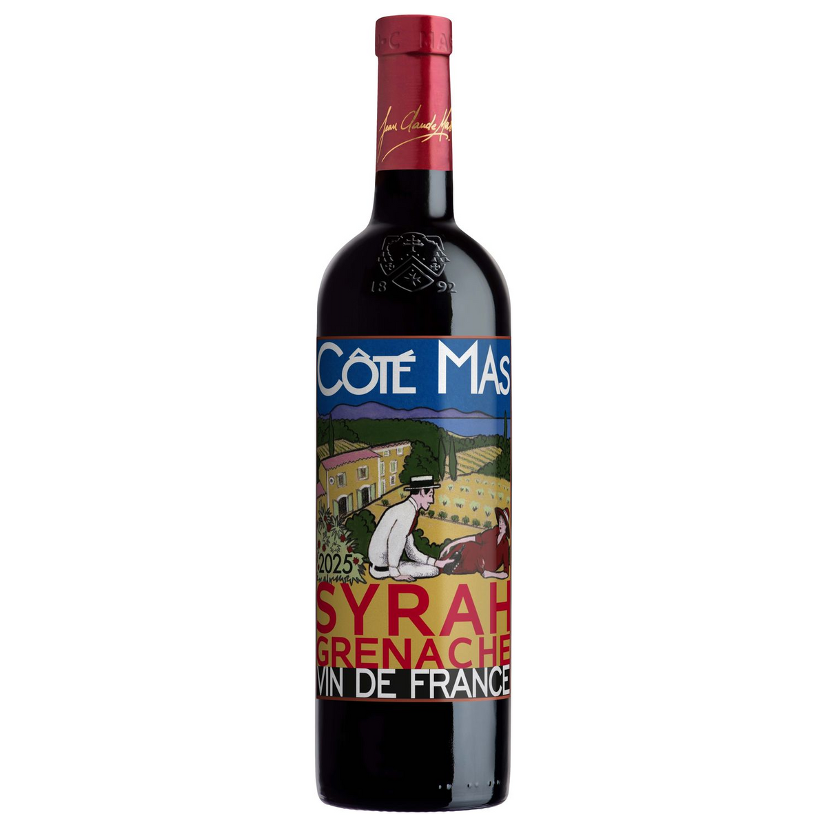 Côté Mas Syrah Grenache 2025, Vin de France rouge de Jean-Claude Mas, bouteille 75 cl